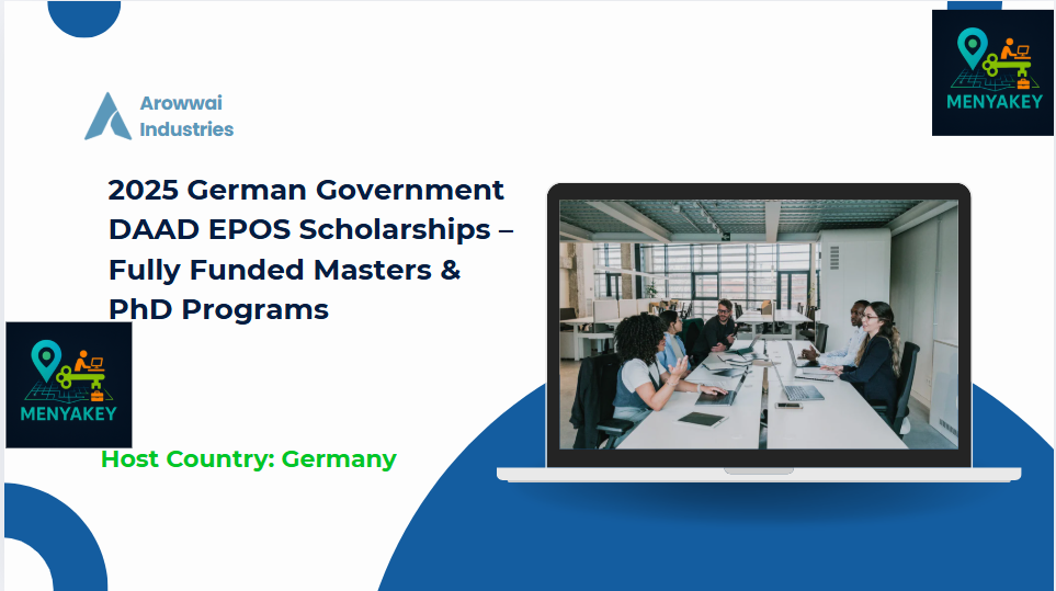 2025 German Government DAAD EPOS Scholarships &ndash; Fully Funded Masters & PhD Programs